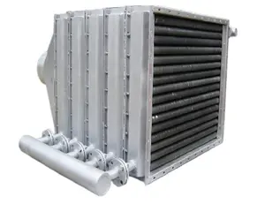 Flue gas waste heat recovery finned tube heat exchanger