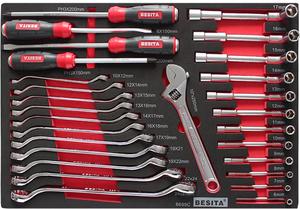 400 Stück Bit halter Werkstatt werkzeuge Schrank wagen Werkzeugs atz Zündkerzen steckdose Auto Werkzeug wagen Tabletts atz - Product Image 4