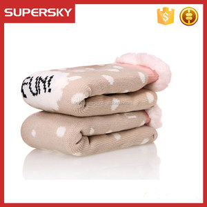 T328 calzini di <span class=keywords><strong>lana</strong></span> da <span class=keywords><strong>donna</strong></span> calzini invernali addensati caldi calzini a pantofola lavorati a maglia da casa - Product Image 6