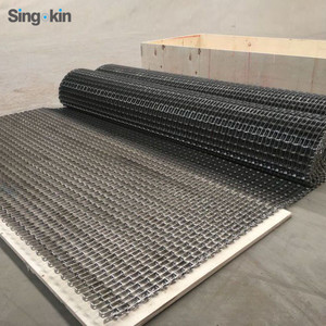 Kim loại tổ ong lưới băng tải kim loại tuyệt vời tường lưới vành đai kim loại phẳng Dây đai kéo mat - Product Image 5