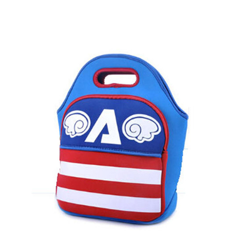 Неопреновая сумка для ланча Hap tim для детей, мультяшный Ланч-бокс, сумка-холодильник для детей с изоляцией