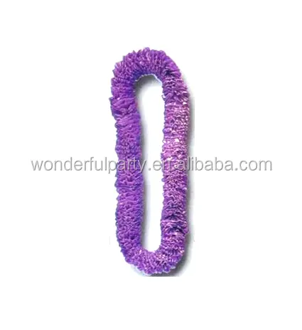 Wonderful Party Supplies Wholesale Cheap Price Support DIY Custompurple Graduation Hawaiian Flower Leis