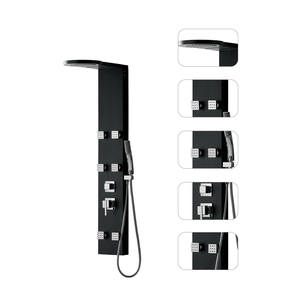 Muebles para <span class=keywords><strong>el</strong></span> hogar Venta caliente sola manija tres chorros de masaje Baño de montaje Panel de Ducha - Product Image 2
