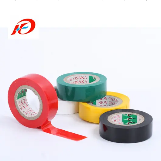 Hoge Kwaliteit Rubber Lijm Osaka Pvc Elektrische Isolatie Tape