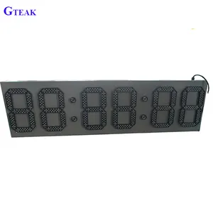 Grote 6 Digit 7 Segment Led Display 12 Inch Giant Aangepaste Led 7 Segment Display Voor Tijd Klok Outdoor