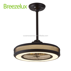 Superventas mate negro mudo ventilador <span class=keywords><strong>de</strong></span> <span class=keywords><strong>techo</strong></span> Control remoto salón lámpara ventilador <span class=keywords><strong>de</strong></span> <span class=keywords><strong>techo</strong></span> moderna - Product Image 2