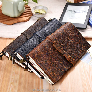 Funda de Cuero Marrón Hecha a Mano para Cuaderno - Product Image 2