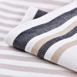 Cotton White Kitchen Dishcloths Towel Tea Towelsクリーニングぼろ無地ダスター布糸染色皿タオルセット - Product Image 3