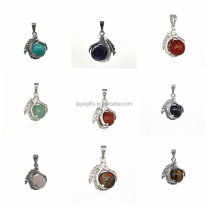 2016 Productos De Moda Semi Piedra Preciosa 15 MM Esfera Colgante <span class=keywords><strong>Dragon</strong></span> Claw - Product Image 2