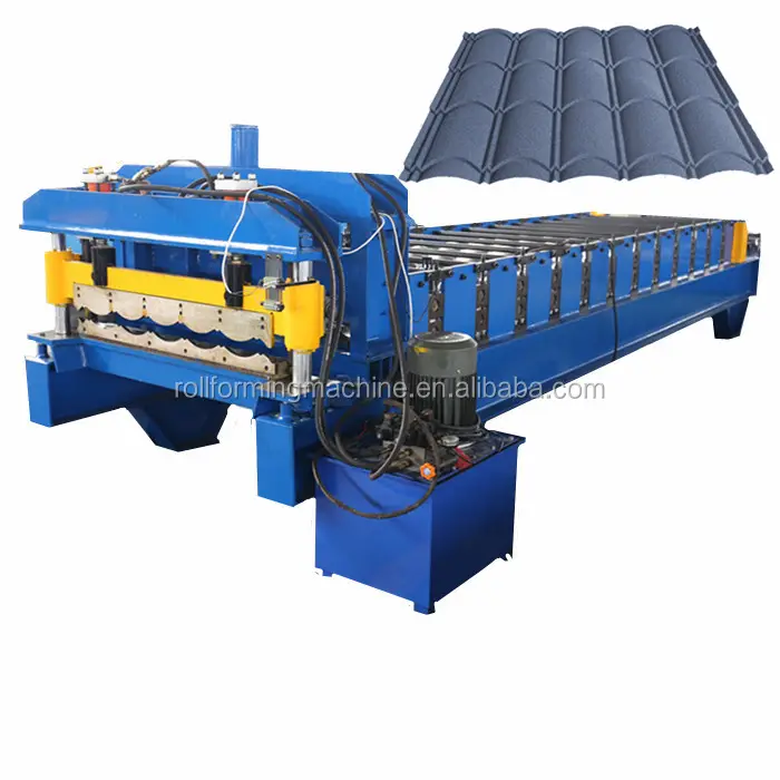 Bước Tile Đa Năng Glazed Roof Tile Making Machine Đối Với Châu Phi