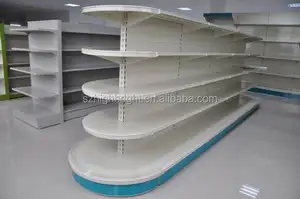 Estantes apilables para supermercado, sistemas de estantes para supermercado, suministros para tiendas de supermercado