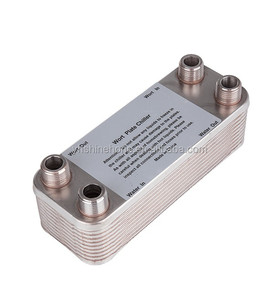 Intercambiador <span class=keywords><strong>de</strong></span> Calor <span class=keywords><strong>de</strong></span> 20 placas, 7,8 "x 3,46", <span class=keywords><strong>Enfriador</strong></span> <span class=keywords><strong>de</strong></span> mosto <span class=keywords><strong>de</strong></span> <span class=keywords><strong>cerveza</strong></span> para elaboración casera - Product Image 1