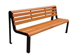 Hot <strong>Sale</strong> Vintage Style Simple Durable Outdoor Garden <strong>Wooden</strong> <strong>Bench</strong> with Cast Iron Ends - Product Image 4