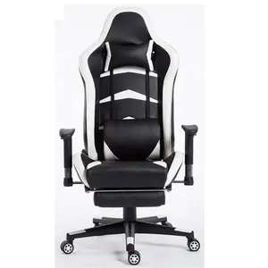 Ergonomic chair gaming with footrest