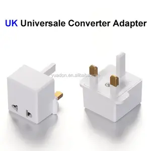 Adapter Cắm EU 2 Pin to 3 Pin ANH Điện Travel Adaptor Ổ Cắm