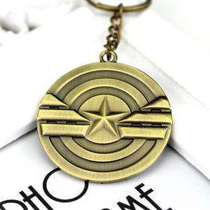 Capitán América Collar Nuevo de la Llegada Estilo Vintage Collares Escudo Película Joyería Para Hombres y Mujeres - Product Image 3