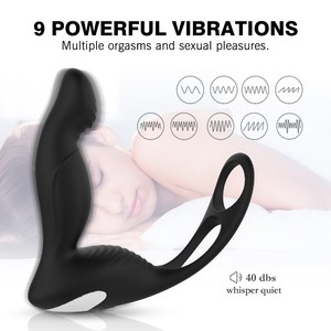 Massaggiatore Prostatico Vibrante S-hande con 9 Modalità per Uomini, Telecomando Wireless - Product Image 3
