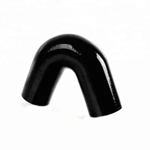 Truck 4ply polyester 135 degree 90 degree reinforced silicone rubber hose kamaz Turbo