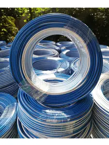 <span class=keywords><strong>Cable</strong></span> de Audio Estéreo de Alta Calidad con Revestimiento de PVC Azul y <span class=keywords><strong>Blanco</strong></span>, 50m de Longitud, Blindaje Trenzado, Conectores Dorados, ROHS para HDTV - Product Image 2