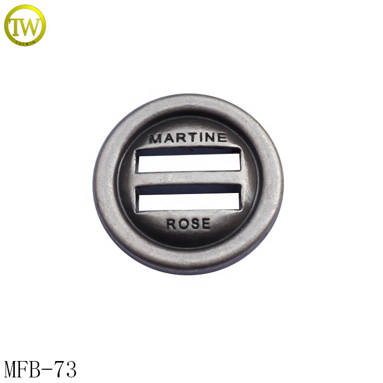 Custom 4 Hole Metals Fancy Logo Sewing Buttons for Clothes
