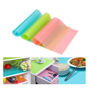 <span class=keywords><strong>Can</strong></span> Be Cut Table Mat Cabinet Mat Antifouling Refrigerator Mat 4 Pieces - Product Image 2