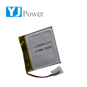 Venta caliente de la batería de litio polímero 303030 de 210 mAh <span class=keywords><strong>3</strong></span>,7 V pequeña lipo batería para interphone - Product Image 2