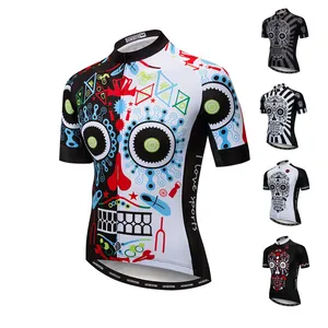 Maillot de cyclisme pour homme, modèle 2020, manches courtes, respirant, à séchage rapide, vêtements de Sports de plein air, vtt, chemise de vélo