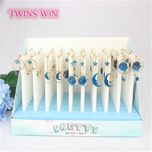 Penna Gel Unica e Alla Moda con Stelle e Luna per Ragazze, 0.38mm 1217 - Product Image 2