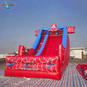 Buena calidad inflable araña <span class=keywords><strong>hombre</strong></span> rojo gorila tobogán niños al aire libre inflable salto <span class=keywords><strong>Castillo</strong></span> para Parque de Atracciones - Product Image 4