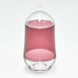 Distributeur de lotion de salle de bain en forme de pyramide carrée transparente - Product Image 6