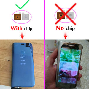 Ốp Chip Thông Minh Ốp Tráng Gương Clear View Ốp Điện Thoại Lật Cho <span class=keywords><strong>Samsung</strong></span> <span class=keywords><strong>Note5</strong></span>/8 S6/S6 Edge/S7/S7 Edge/S9/S9Plus - Product Image 4