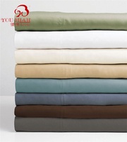 Parure de lit en bambou, drap de lit King Size 100%, vente en gros, hôtel