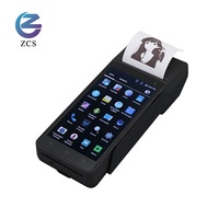 Terminal de Punto de Venta con Sistema POS Z90 Android 7.1, Compatible con Aplicaciones de Demostración y SDK, Lector de Tarjetas Móvil Portátil con Lector Magnético/Chip/NFC