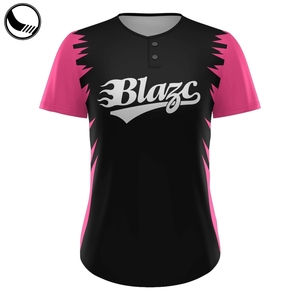 Sublimations-Pullover Hot Pink Baseball-Trikot - Product Image 4