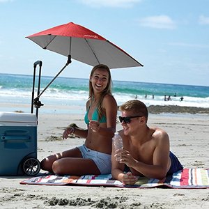 Sombrilla de Playa Clásica Recta Manual SHENGMING para Dos Personas, Todo en Uno con Clip Incluido para Relajarse Bajo el Sol - Product Image 1