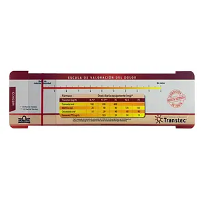 medical pvc plastic evaluation pain ruler