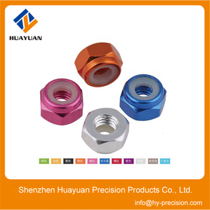 Harga Pabrik Warna-warni Aluminium Flange Nilon Menyisipkan <span class=keywords><strong>Lock</strong></span> <span class=keywords><strong>Nut</strong></span> - Product Image 5