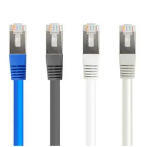 3 metros PVC/LSZH UTP24AWG/26AWG U/UTP cobre nu jumper patch cord cabo do computador cat5e