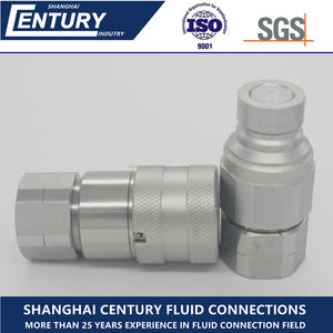 CT-FF Flache Gesicht BSPP NPT 1/2 ''3/4'' Hydraulische Kupplungen Für Baumaschinen - Product Image 3