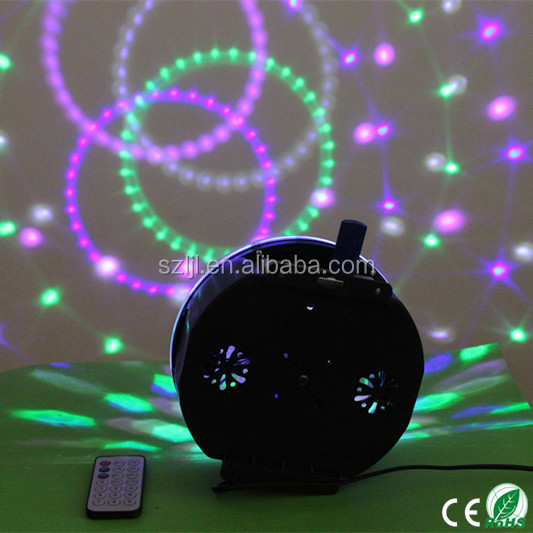 Lecteur MP3 et Télécommande 3 W LED Lumière Magique Filature Balle lumière