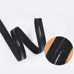 Fabrika fiyat özel kaymaz kırılmaz siyah elastik bantlar ile silikon kauçuk logosu