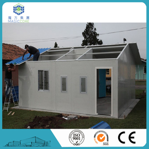 Petite maison économique à deux chambres en panneaux sandwich, maison préfabriquée, maison préfabriquée à vendre, fabriquée en Chine - Product Image 3