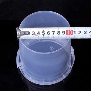 Cucina domestica secchio per bere in <span class=keywords><strong>plastica</strong></span> trasparente da 1 litro secchio da 32 once secchio in <span class=keywords><strong>plastica</strong></span> <span class=keywords><strong>con</strong></span> <span class=keywords><strong>coperchio</strong></span> - Product Image 2