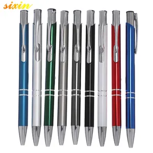 Metal Pen Luxury Promotional Metal Ball Pen With Logo Customized Advertising Ballpoint Pen Engraving Personalized Gift Metal Ball Pen