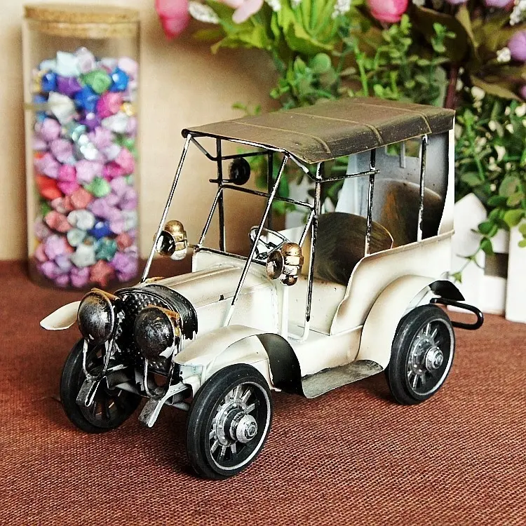 hotsale the new Home gifts crafts iron classic car model retro antique car model ornaments