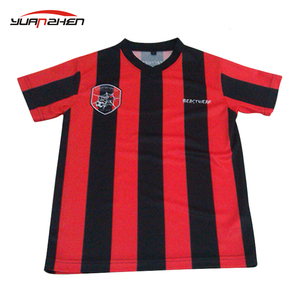 Wholesale high quality promotion sublimated design youth soccer wear custom training cheap jersey - Product Image 1