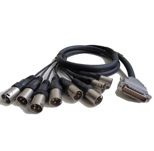 Custom OEM Male or Female DB25 to 4 6 8 12 Channel XLR 3 Pin Male Female Snake Cable Multiple Lengths Are Available
