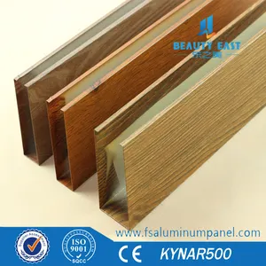 Chống cháy 20x30 mét Gỗ Con Lăn Kết Thúc Lớp Phủ Hình Chữ U, Vuông Hình Ống Trần Kim Loại