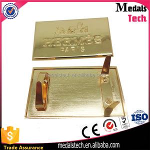 Bán Buôn Antique Kim Loại Khắc Brass Logo Sticker Tên Tấm Hình Bầu Dục Antique Brass Tags - Product Image 3