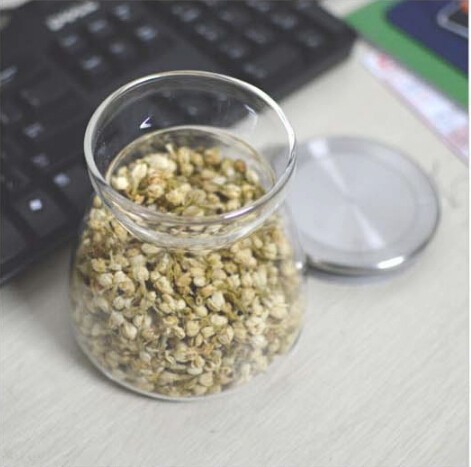 Borosilicate Kitchen Storage Glass Jar Tea Nut Container With Lid Storage Food